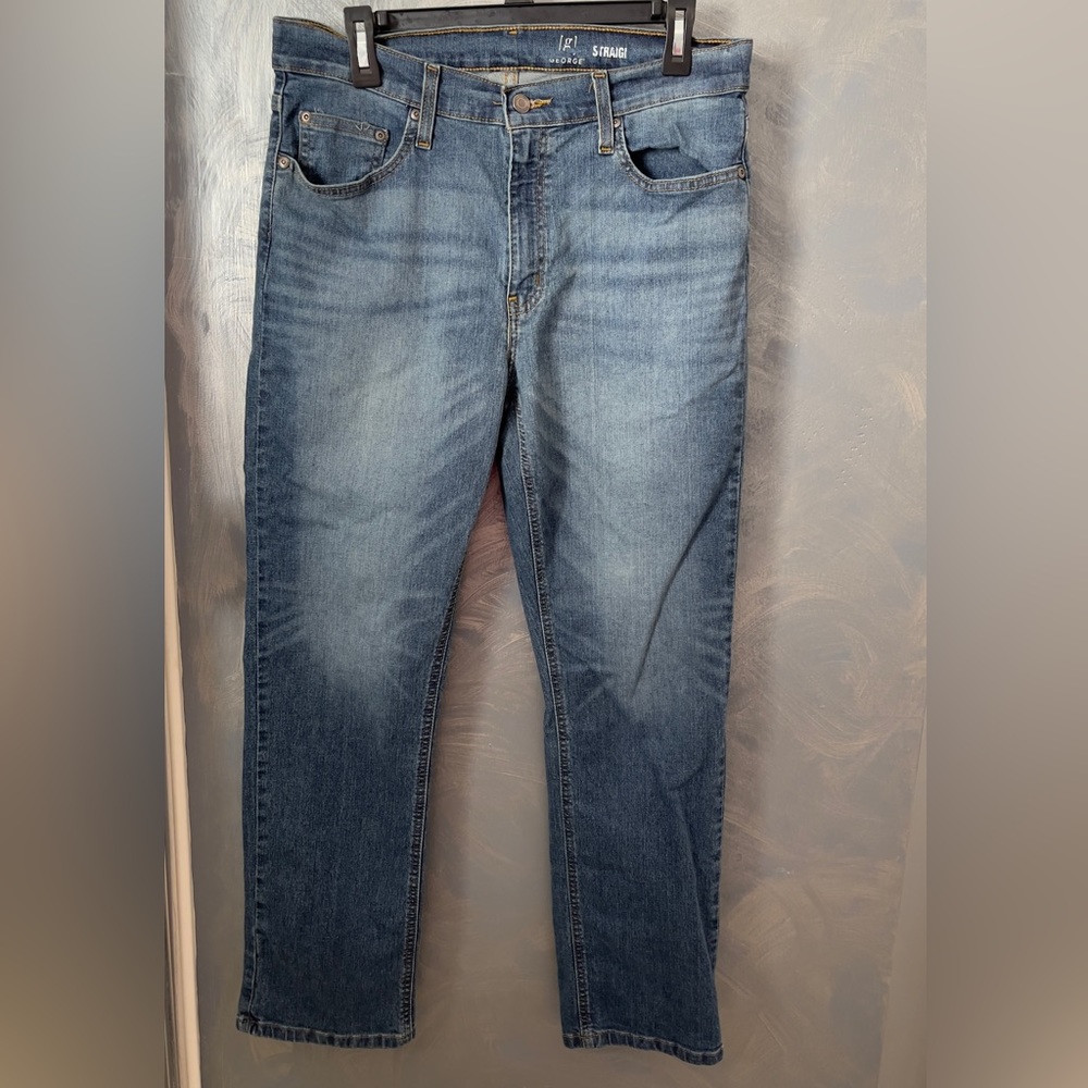 GEORGE DENIM JEANS 33x30 STRAIGHT LEG